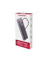 axagon HMC-4KX3 Wieloportowy hub USB 5Gbps, 3x USB-A, 2x HDMI + DP + GLAN +  SD/microSD + audio, PD 100W - nr 6