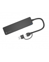 natec Hub USB-C 4 porty Mayfly czarny + adapter USB-A - nr 12