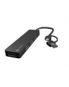 natec Hub USB-C 4 porty Mayfly czarny + adapter USB-A - nr 9