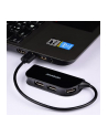 axagon Hub HUE-X4B 4-portowy USB 2.0 kabel 20cm Czarny - nr 18