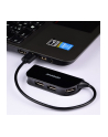 axagon Hub HUE-X4B 4-portowy USB 2.0 kabel 20cm Czarny - nr 3