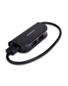 axagon Hub HUE-X4B 4-portowy USB 2.0 kabel 20cm Czarny - nr 8