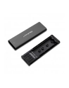 qoltec Obudowa | kieszeń do dysków M.2 SATA SSD | NGFF | USB typ C - nr 21