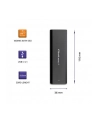 qoltec Obudowa | kieszeń do dysków M.2 SATA SSD | NVME | USB typ C - nr 14