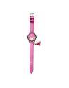 Zegarek analogowy z koralowym paskiem w metalowym opakowniu Hello Kitty HK50039 Kids Euroswan - nr 1