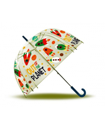 Parasolka przezroczysta automatyczna 48cm Out Planet KL10257 Kids Euroswan