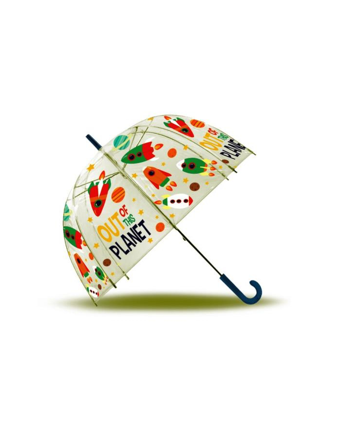 Parasolka przezroczysta automatyczna 48cm Out Planet KL10257 Kids Euroswan główny