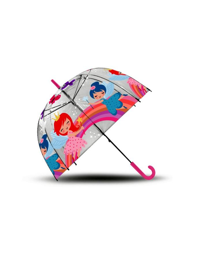 Parasolka przezroczysta automatyczna 48cm Fairy Princess KL11368 Kids Euroswan główny