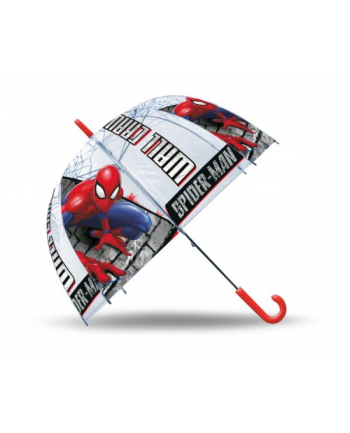 Parasolka przezroczysta automatyczna 48cm Spiderman SP50024 Kids Euroswan