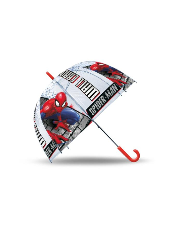 Parasolka przezroczysta automatyczna 48cm Spiderman SP50024 Kids Euroswan główny