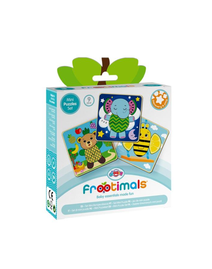 Puzzle drewniane mini Frootimals FT00029 Kids Euroswan główny