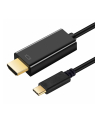 ART CABLE USB-C male - HDMI male 4K 30Hz PL oem 1.8m - nr 1