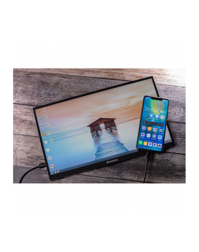 VERBATIM PMT-15 Portable Touchscreen Monitor 15.6inch Full HD 1080p Metal Housing główny