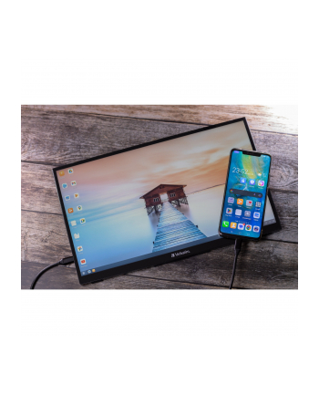 VERBATIM PMT-15 Portable Touchscreen Monitor 15.6inch Full HD 1080p Metal Housing