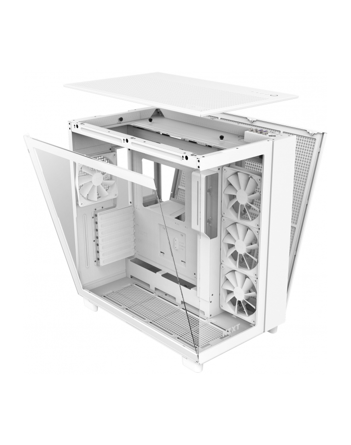 NZXT Obudowa H9 Flow Midi tower z oknem biała główny
