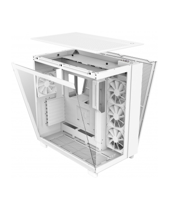 NZXT Obudowa H9 Flow Midi tower z oknem biała