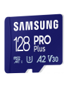 SAMSUNG PRO Plus 128GB microSD UHS-I U3 Full HD 4K UHD 180MB/s Read 130MB/s Write Memory Card Incl. SD-Adapter 2023 - nr 29