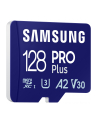 SAMSUNG PRO Plus 128GB microSD UHS-I U3 Full HD 4K UHD 180MB/s Read 130MB/s Write Memory Card Incl. SD-Adapter 2023 - nr 30