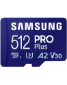 SAMSUNG PRO Plus 512GB microSD UHS-I U3 Full HD 4K UHD 180MB/s Read 130MB/s Write Memory Card Incl. SD-Adapter 2023 - nr 21