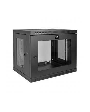 EATON TRIPPLITE SmartRack 9U Low-Profile Switch-Depth Wall-Mount Mini Rack Enclosure Clear Acrylic Window nr 1