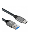 ART CABLE USB-C male - USB 3.1 male QC3.0 15W 3A ALU data/power oem 0.5m - nr 1
