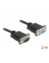 D-ELOCK Serial Cable RS-232 Sub-D9 male to female with narrow plug housing 2m - nr 1