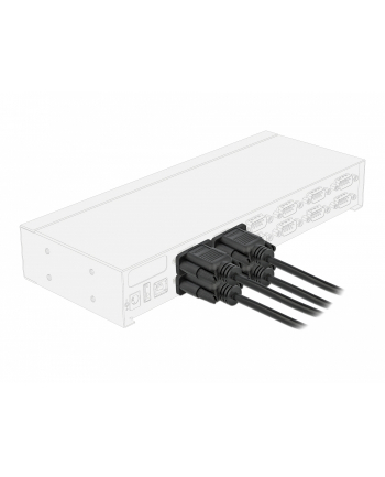 D-ELOCK Serial Cable RS-232 Sub-D9 male to female with narrow plug housing 5m nr 2