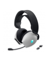 dell technologies D-ELL Alienware Dual Mode Wireless Gaming Headset - AW720H Lunar Light - nr 12
