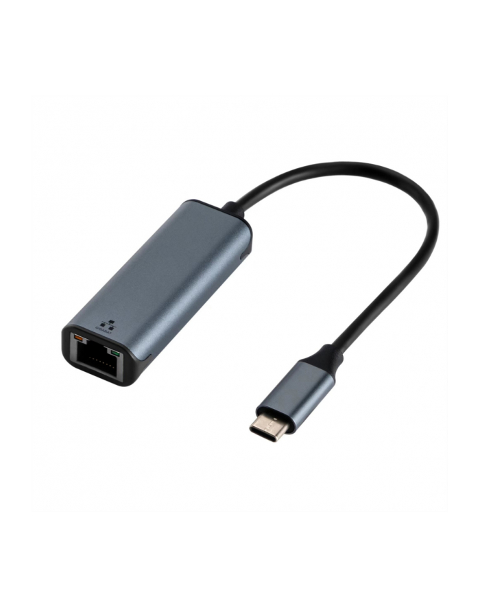 ART ADAPTER USB-C male / ETHERNET 10/100/1000Mbps RJ45 ALU 15cm oem główny