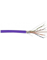 DIGITUS CAT 6 F-UTP installation cable raw length 305m drum AWG 23/1 LSZH-1 simplex color purple - nr 1