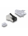 D-ELOCK RJ45 Modular Plug with robust latch Cat.6 and bend protection boots 50 pcs set - nr 2