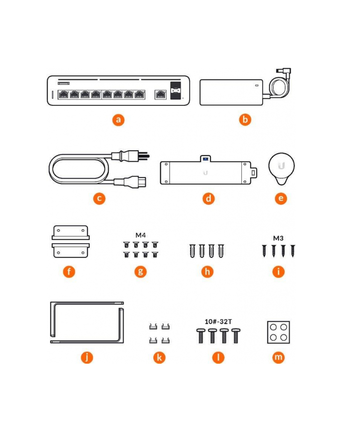 ubiquiti networks UBIQUITI UISP-Console-(wersja europejska) Controler Switch Gateway 2x 10G SFP+ 9x GbE RJ45 główny