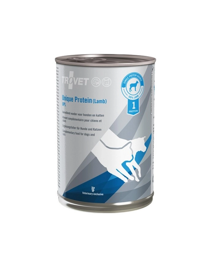 Trovet UPL Unique protein 400 g z jagnięciną, dla psów i kotów główny