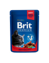 Brit Cat Pouches BEEF STEW'amp;PEAS 100g - nr 1