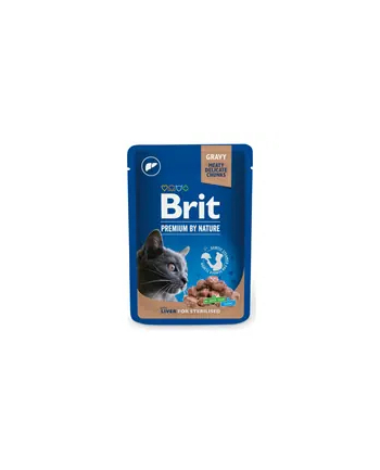 Brit Cat Pouches LIVER FOR Sterilized 100g