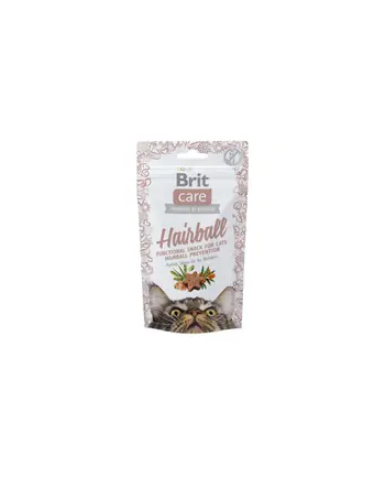 Brit Care Cat Snack HairBALL 50g nr 2