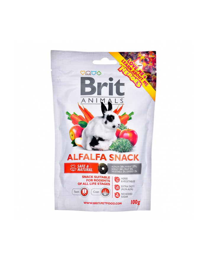 Brit Animals Alfalfa Snack FOR ROD-ENTS 100g główny