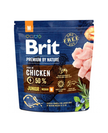 Brit Premium By Nature M JUNIOR 1kg