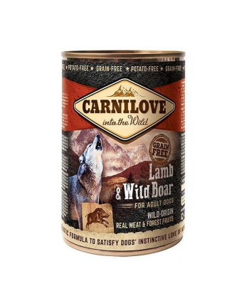 Carnilove Wild Meat Lamb'amp;WILD BOAR 400G