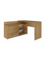 top e shop Biurko narożne + komoda DANY 120x50xH76 artisan - nr 11