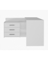 top e shop Biurko narożne + komoda DANY 120x50xH76 biały - nr 3