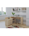top e shop Biurko narożne + komoda DANY 120x50xH76 sonoma - nr 1
