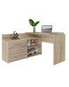 top e shop Biurko narożne + komoda DANY 120x50xH76 sonoma - nr 5