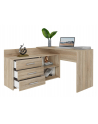 top e shop Biurko narożne + komoda DANY 120x50xH76 sonoma - nr 6
