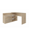 top e shop Biurko narożne + komoda DANY 120x50xH76 sonoma - nr 9