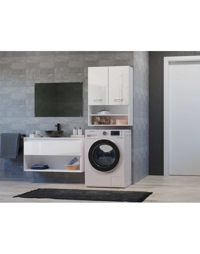 top e shop Szafka nad pralkę POLA MINI DK 64x30xH90 biel połysk główny