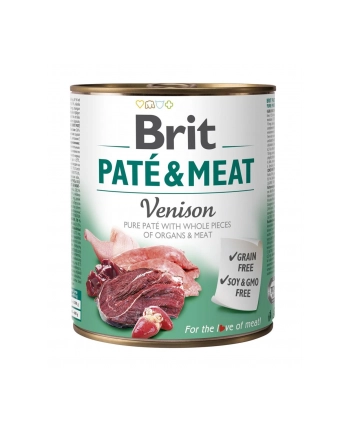Karma BRIT PATÉ 'amp; MEAT z dziczyzną dla psa 800g