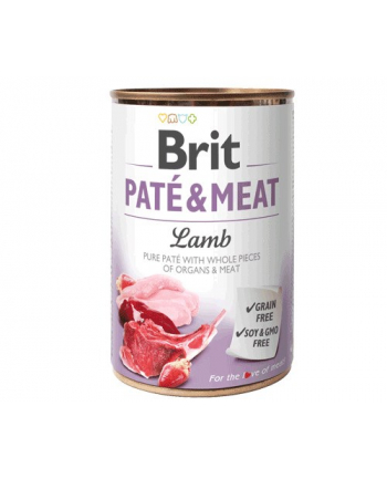 Karma BRIT PATÉ 'amp; MEAT z jagnięciną dla psa 400g