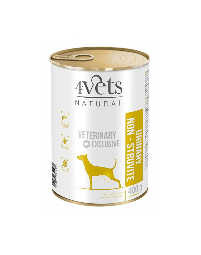 4VETS NATURAL - Urinary No Struvit Dog 400g główny