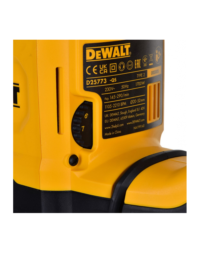 Młot wiercąco-kujący SDS-MAX 1700W D25773K D-EWALT główny